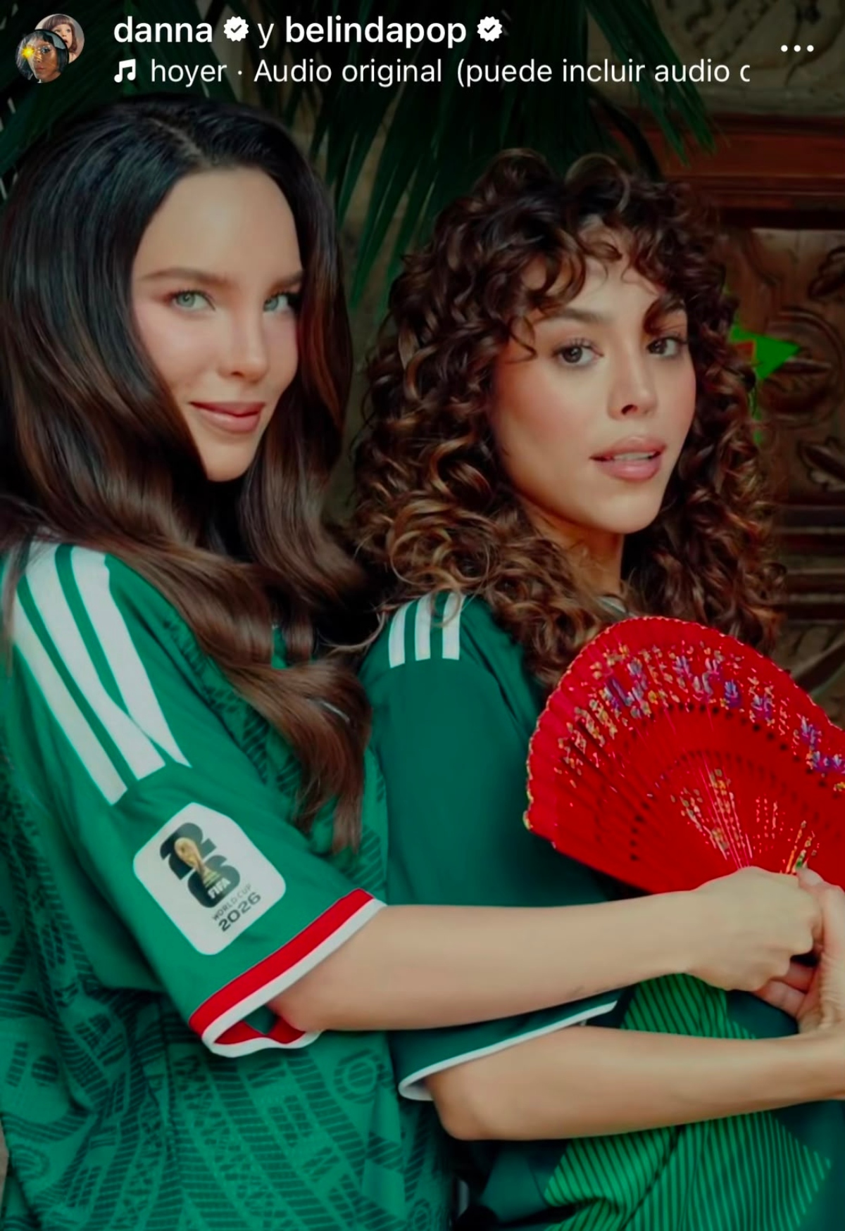 Belinda y Danna aparecen preocupadas por el partido de México