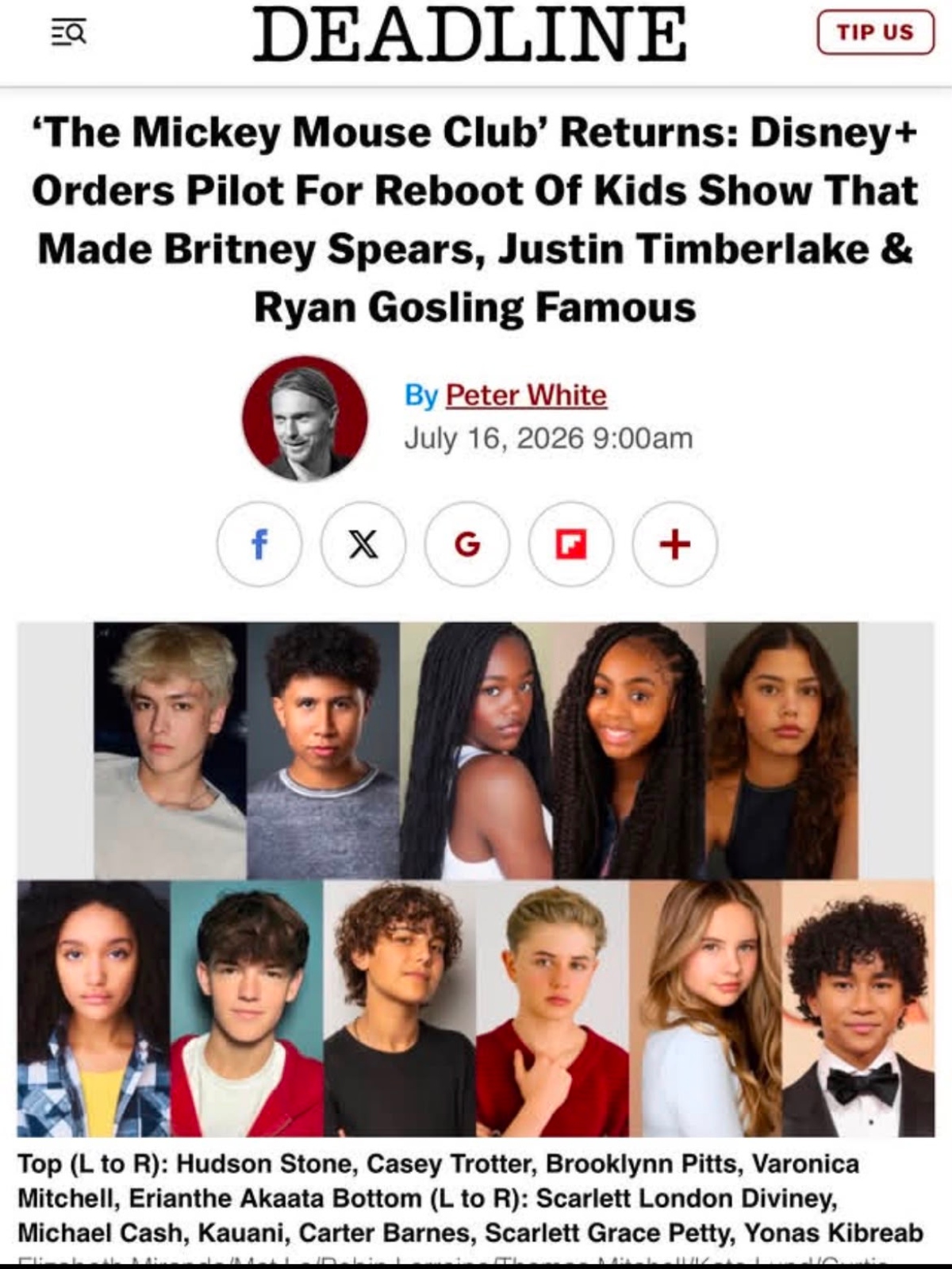 Disney pretende lanzar de nuevo el show 'The Mickey Mouse Club'
