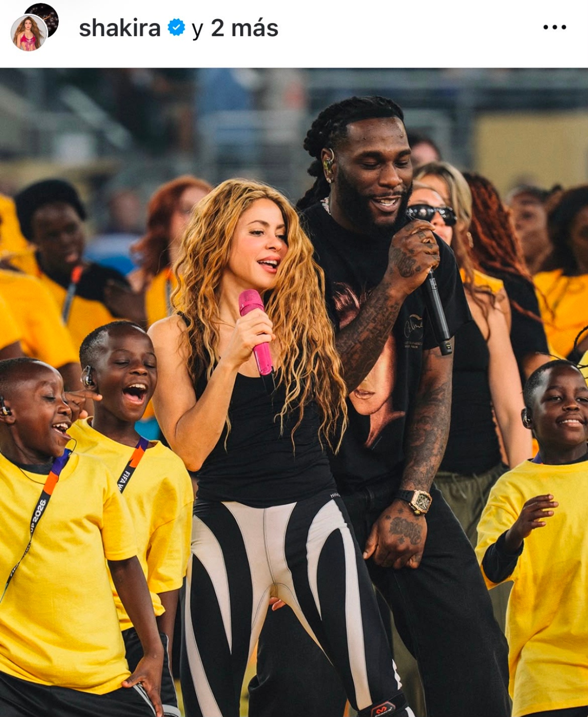 Shakira Shares the Song 