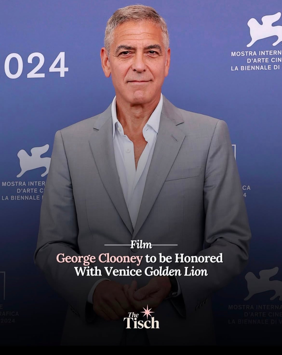 George Clooney recibirá el 'León de Oro' por su gran trayectoria en el cine