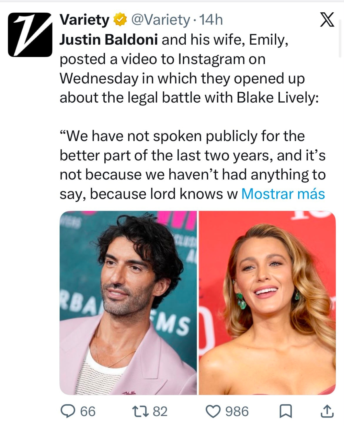 Justin Baldoni rompe el silencio batalla legal contra Blake Lively 