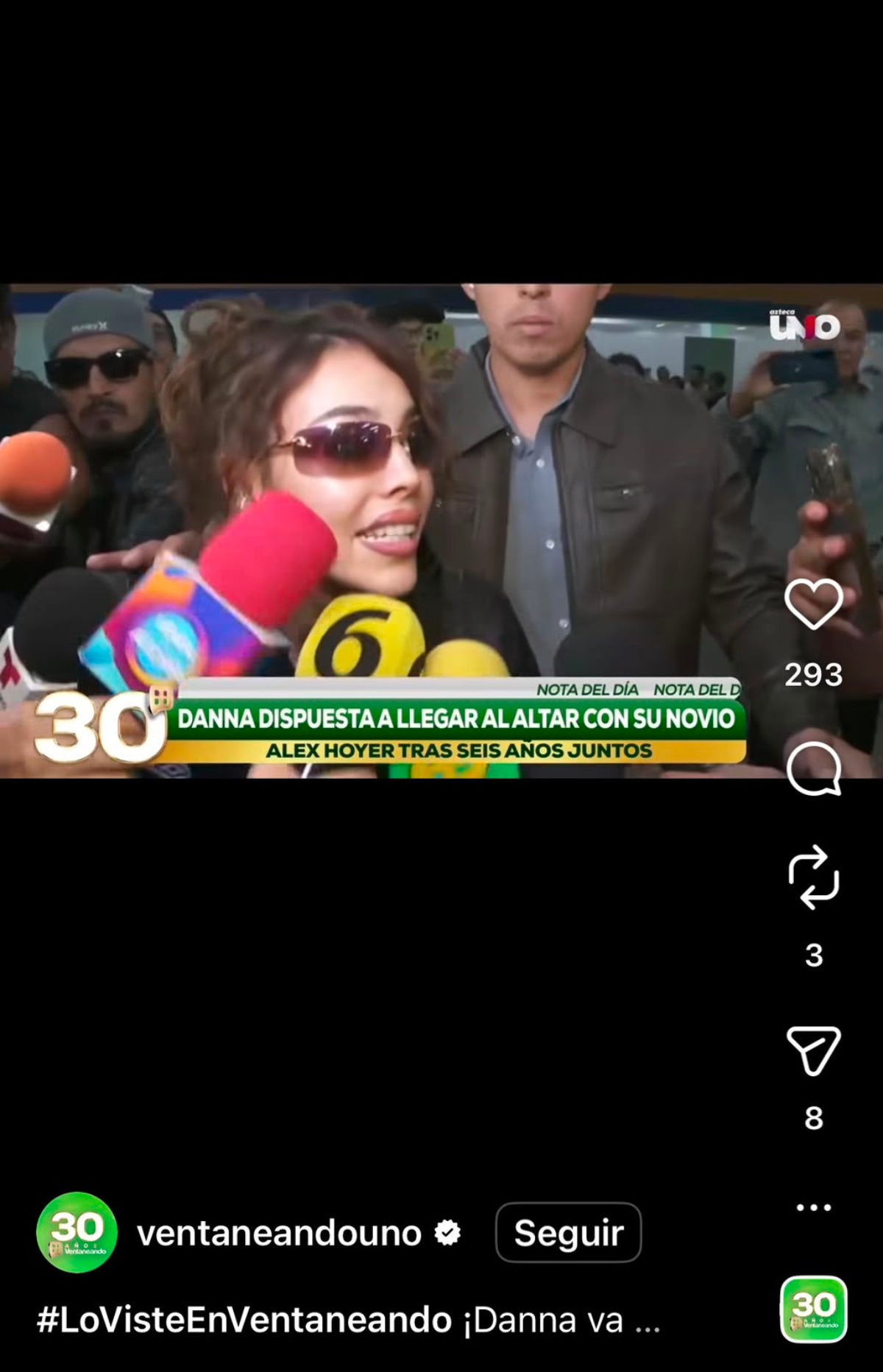 Danna rompe el silencio sobre su supuesta boda con Alex Hoyer
