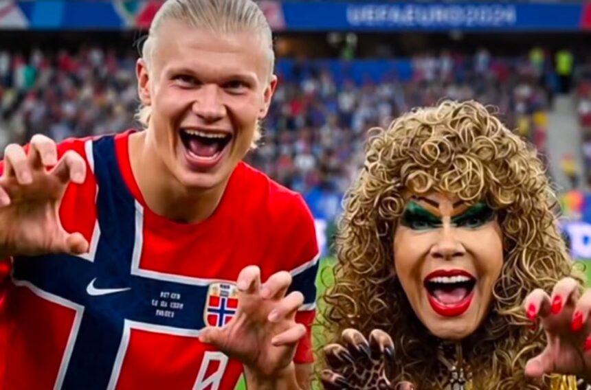 La Tigresa del Oriente sings for Haaland, the Norwegian soccer player