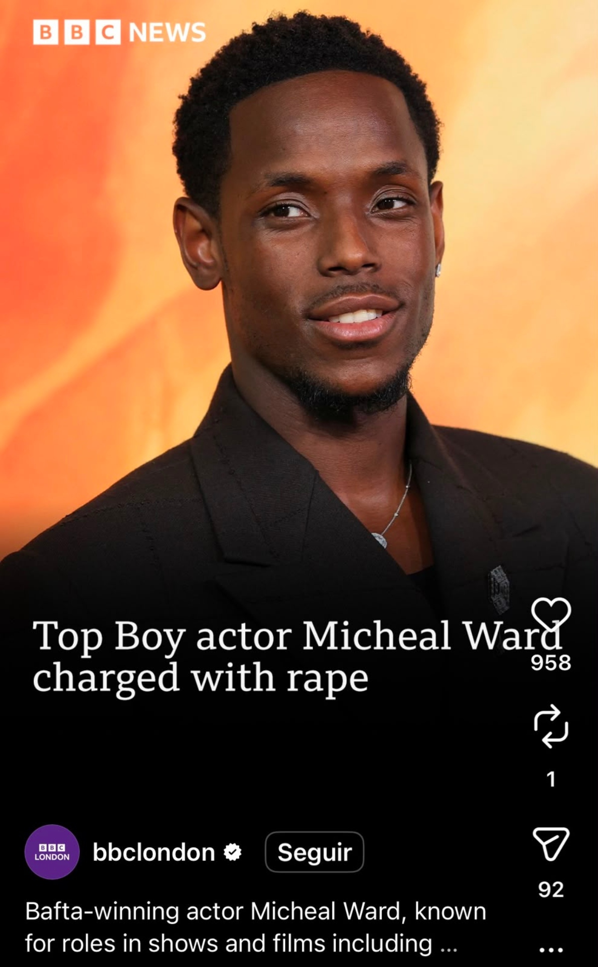 Actor Michael Ward Acquitted of Assault Charges
