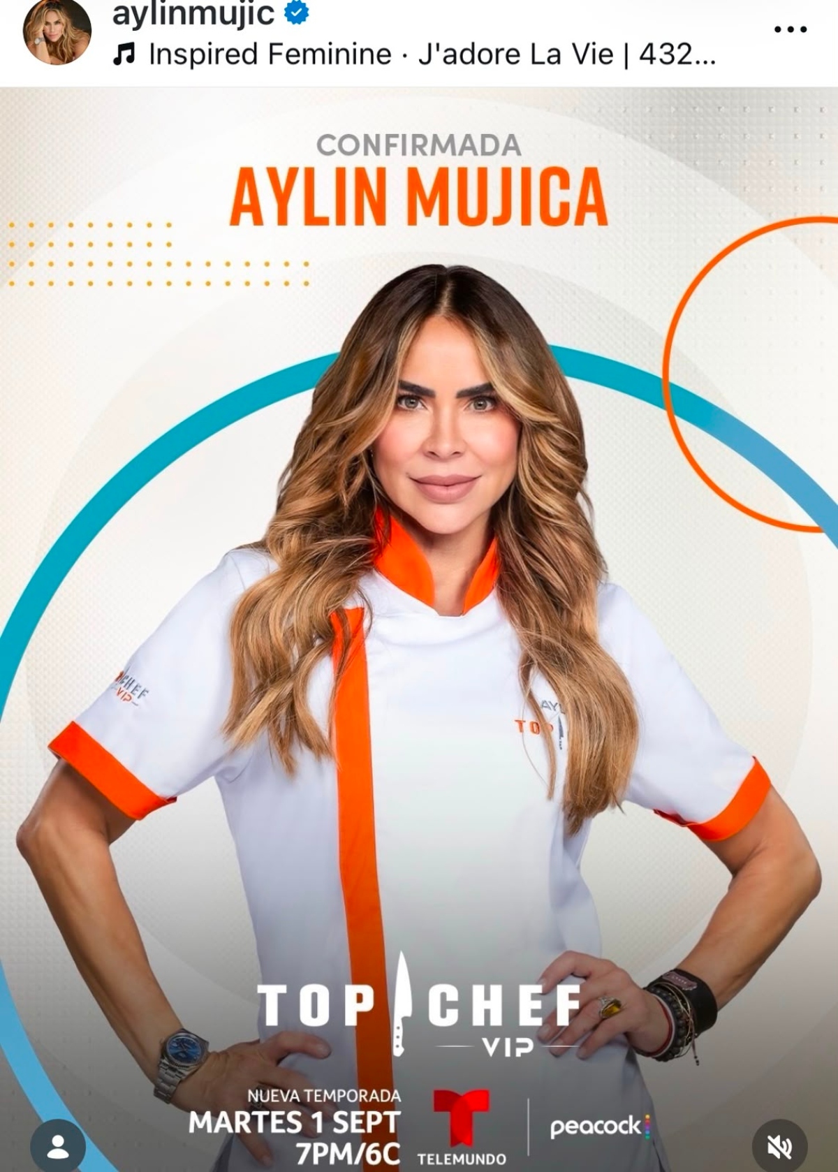 Confirman lo que sucederá con Aylín Mujica en 'Top Chef VIP'