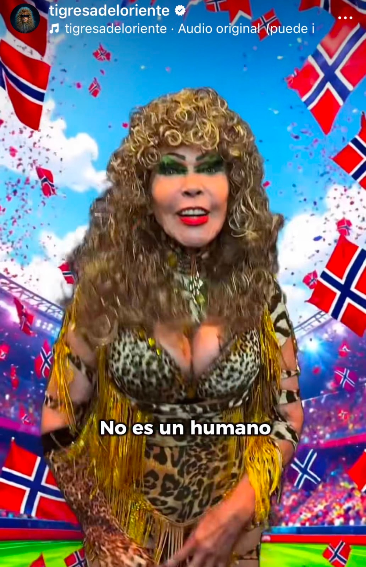 La Tigresa del Oriente sings for Haaland, the Norwegian soccer player