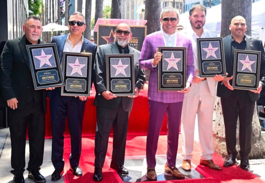 Grupo Intocable Unveils Its Star on the Hollywood Walk of Fame