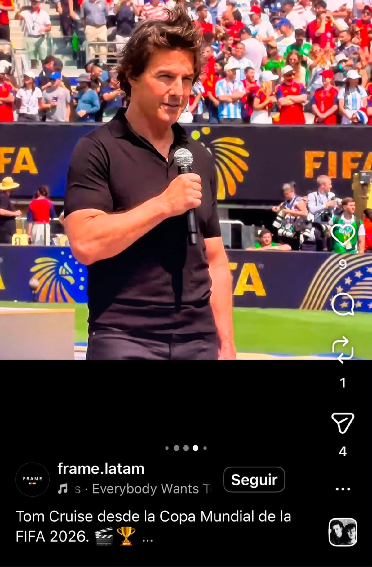 Tom Cruise y Robbie Williams sorprenden con aparición en la final del Mundial 2026