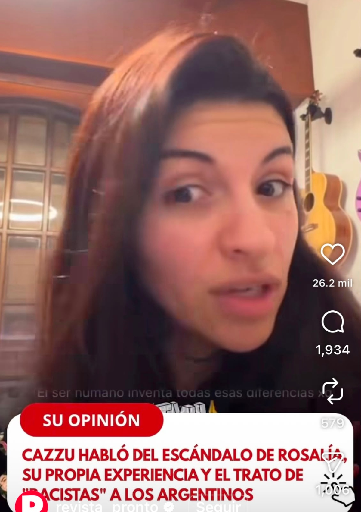 Cazzu Defends Rosalía Following Controversy Over Post in Argentina