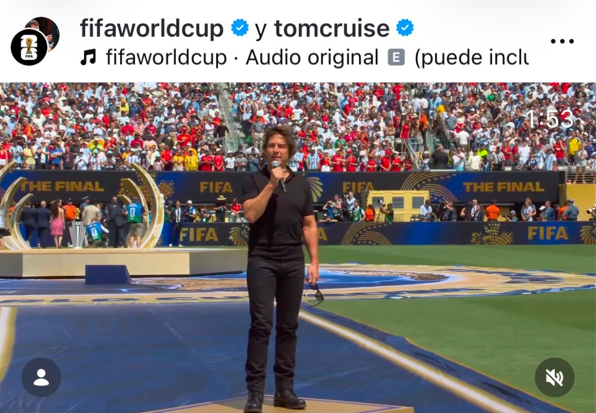 Tom Cruise y Robbie Williams sorprenden con aparición en la final del Mundial 2026