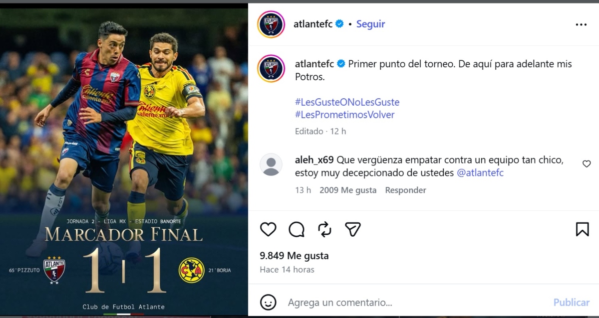 Atlante vs América 