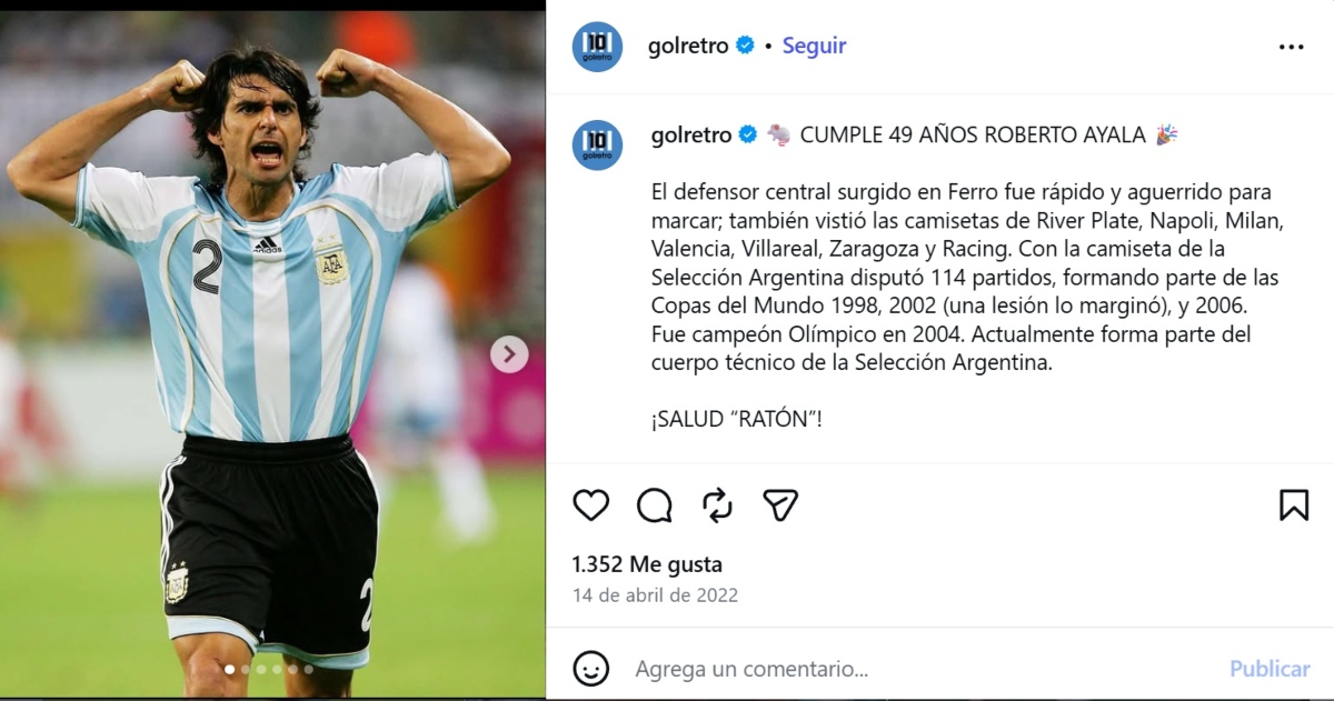Roberto Ayala admite error con Dani Olmo