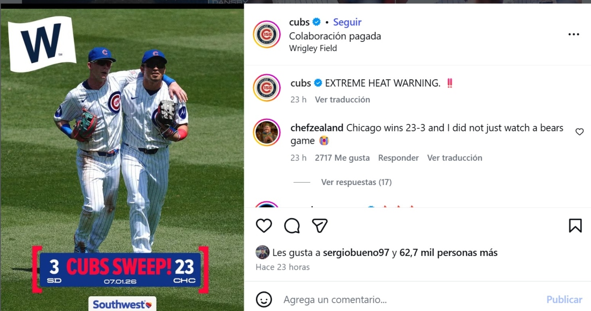 Cachorros de Chicago aplastan a Padres