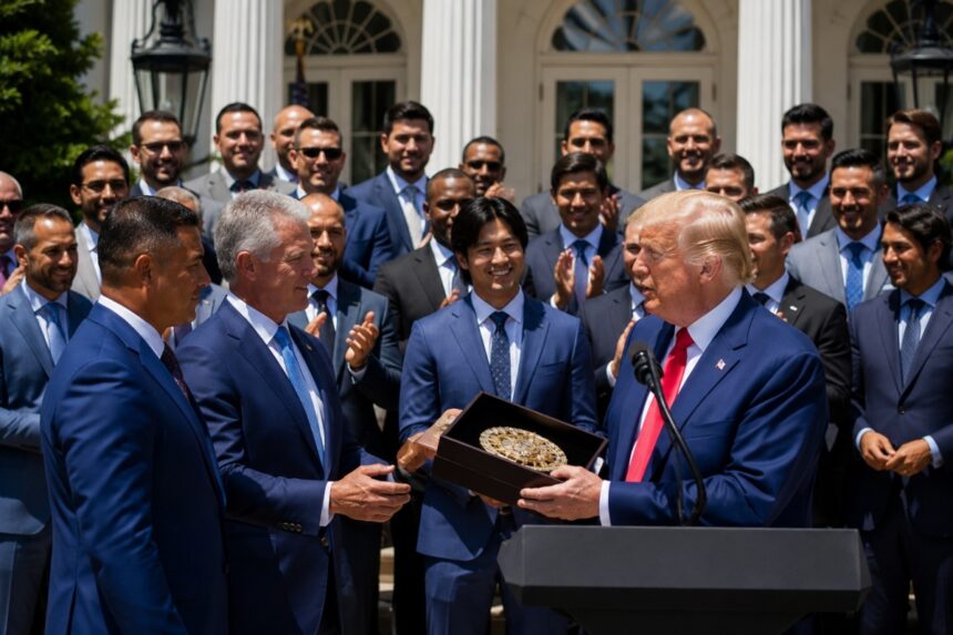 Dodgers visitan la Casa Blanca