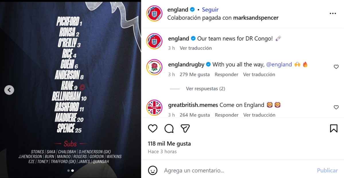 México Inglaterra en octavos