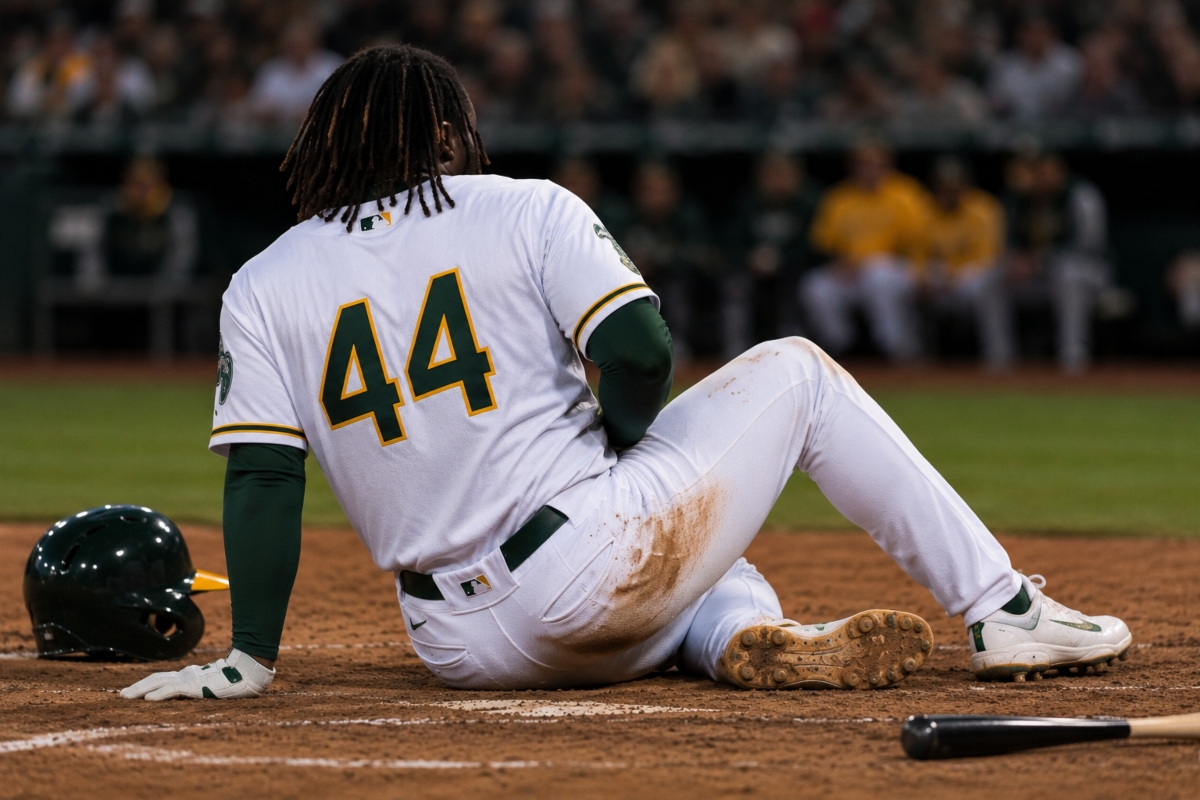 Novato de Athletics sufre una de las lesiones más impactantes del año en MLB