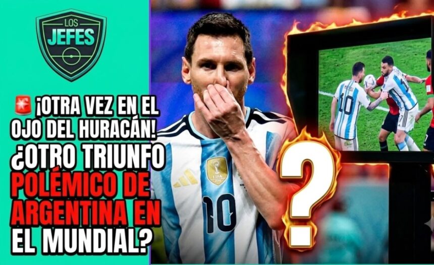 Argentina gana por el arbitraje, Argentina arbitraje, Argentina Messi, Messi, Nueva Onda