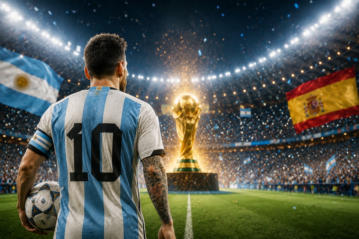 Messi jugará su tercera final de Mundial e igualará el récord de Cafú