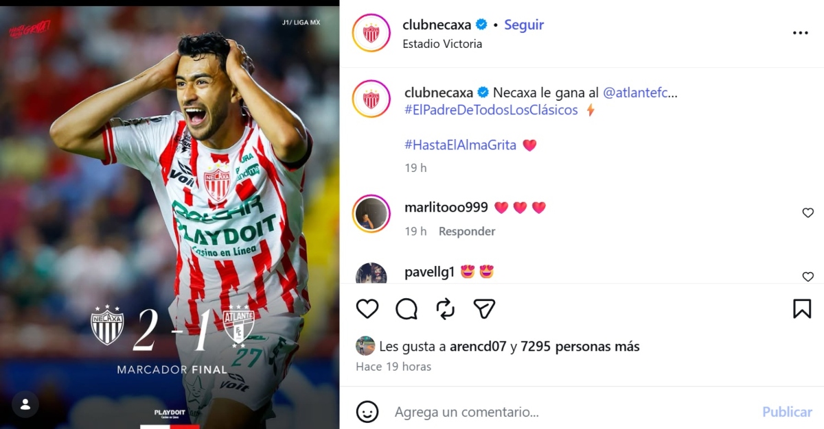 Necaxa Comes Back to Defeat Atlante