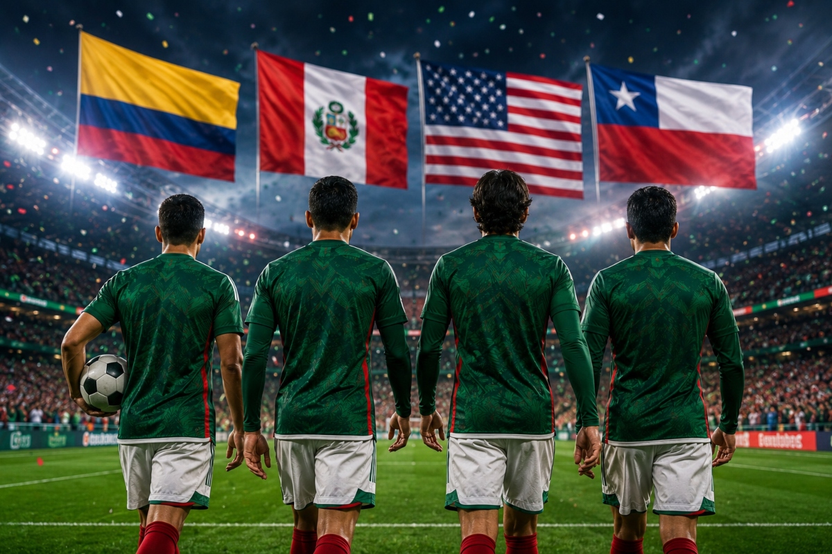 México confirma cuatro rivales de alto nivel