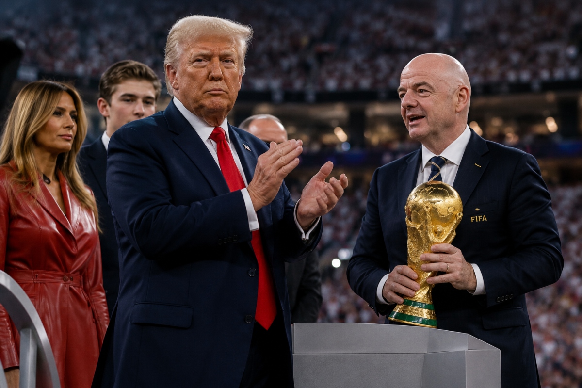 Donald Trump recibe una sonora rechifla en la final del Mundial
